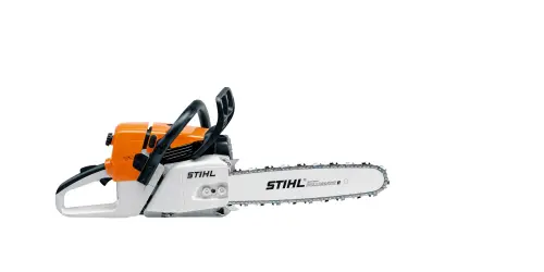 STIHL MS 361 с шиной, вид сбоку