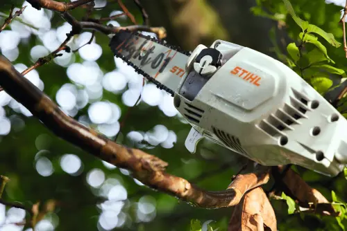 STIHL HTA 86, масляный бак и крышка без инструмента
