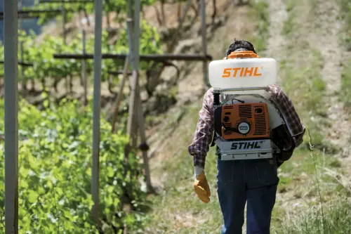 STIHL SR 420, вид сбоку